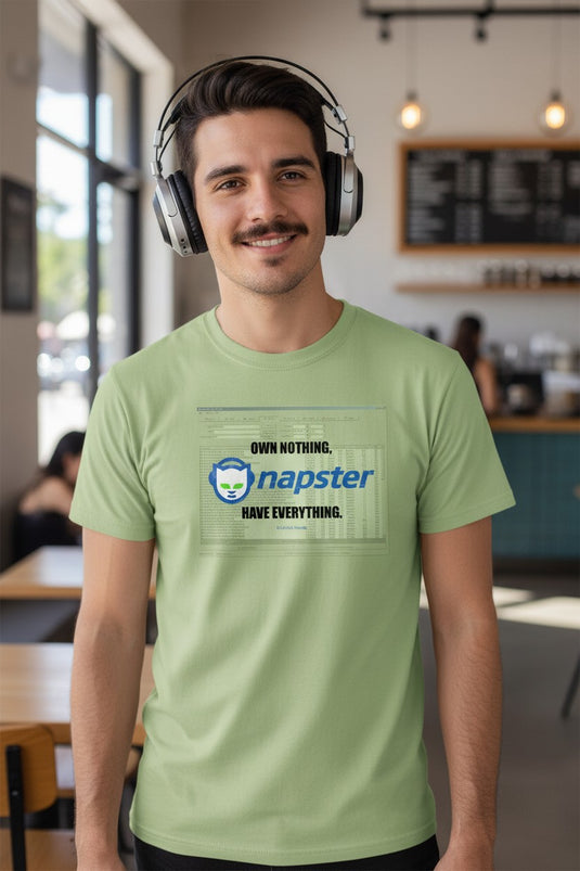 Napster Own Nothing Have Everything Nostalgic Logo T-shirt