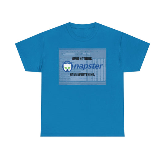 Napster Own Nothing Have Everything Nostalgic Logo T-shirt