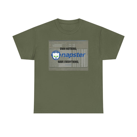 Napster Own Nothing Have Everything Nostalgic Logo T-shirt