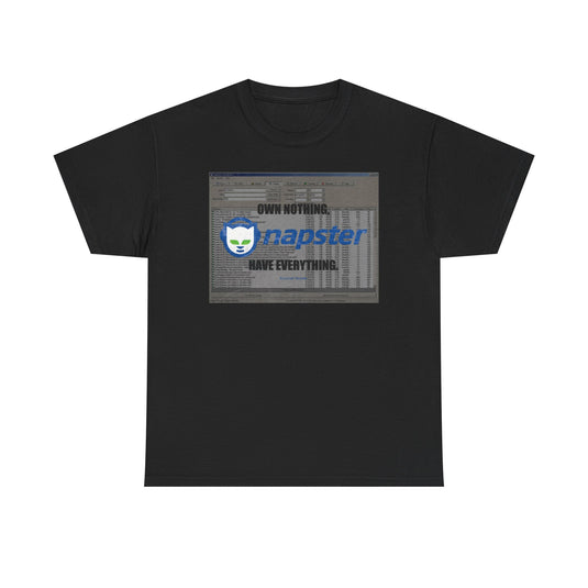 Napster Own Nothing Have Everything Nostalgic Logo T-shirt