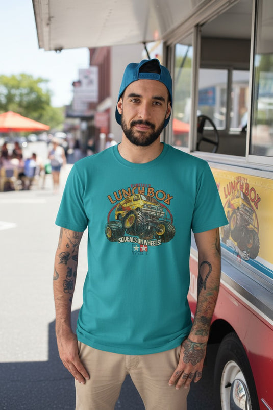 Vanessas Lunchbox 1987 Remote Control Food Truck Car Toy T-shirt