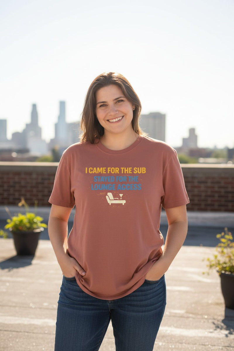 Load image into Gallery viewer, Lounge Access Credit Card Points Miles Travel T-shirt
