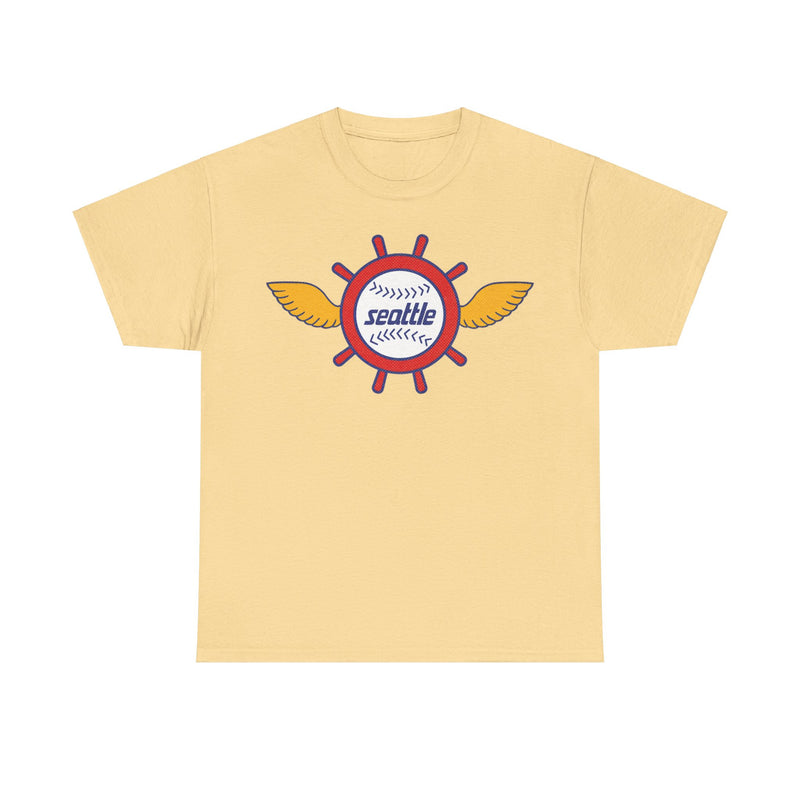 Load image into Gallery viewer, Seattle Pilots Red Logo Nostalgic Retro Baseball Team T-shirt
