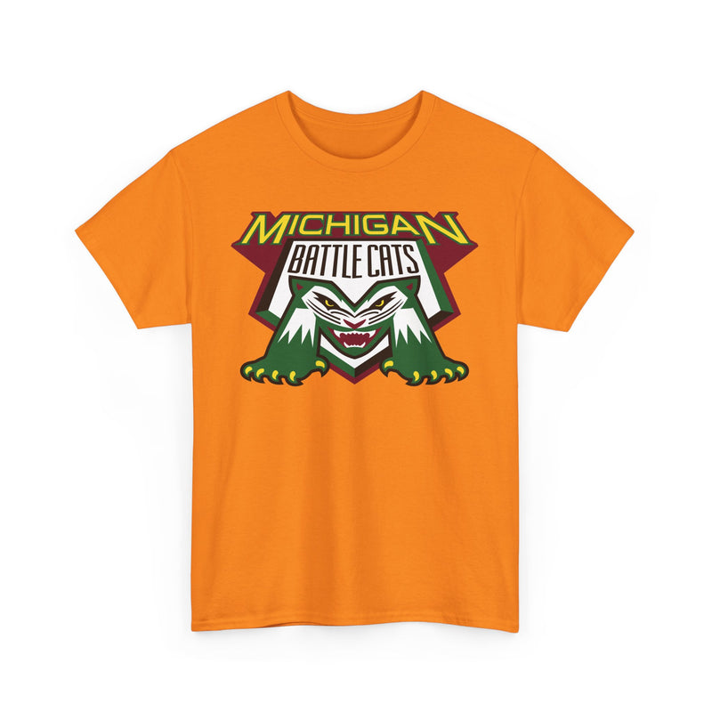 Load image into Gallery viewer, Michigan Battle Cats Midwest League 1995-2002 Baseball T-shirt
