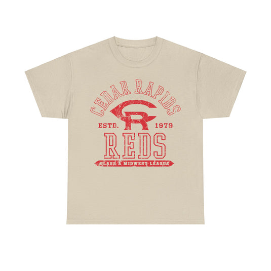 Cedar Rapids Reds Est 1979 Baseball Team T-shirt