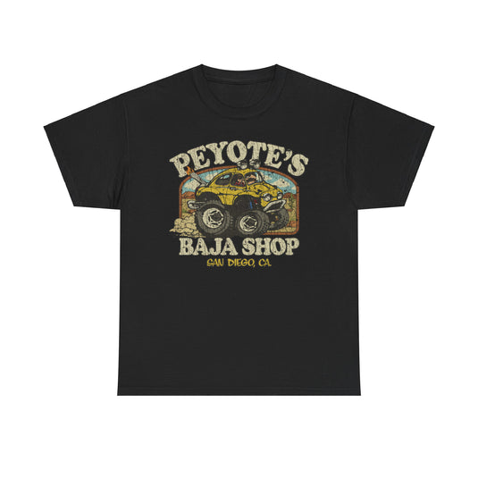 Peyotes Baja Shop San Diego California Car T-shirt