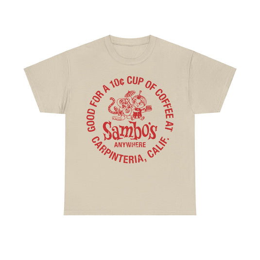 Sambos California Restaurant T-shirt