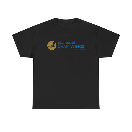 Cham Wings Airlines Syrian Carrier Logo T-Shirt Aviation