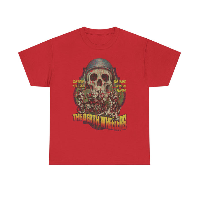 The Death Wheelers 1973 Horror Action Bike Gang Movie T-shirt