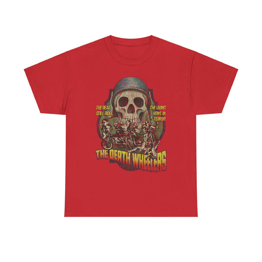 The Death Wheelers 1973 Horror Action Bike Gang Movie T-shirt