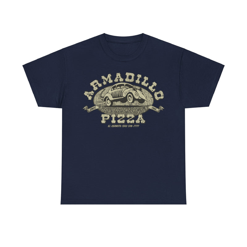 Load image into Gallery viewer, Armadillo Pizza Restaurant 1988 Distressed Print T-shirt
