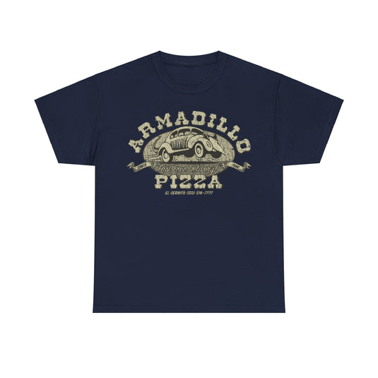 Armadillo Pizza Restaurant 1988 Distressed Print T-shirt