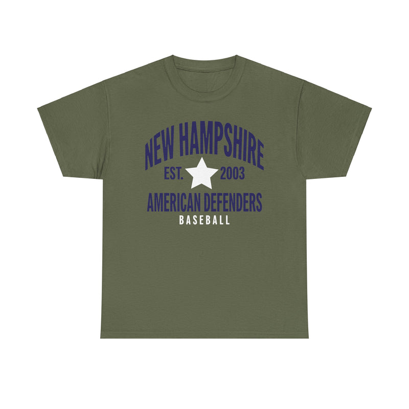 Load image into Gallery viewer, American Defenders of New Hampshire Est 2003 Baseball T-shirt
