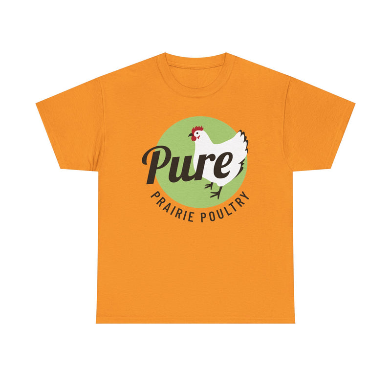 Load image into Gallery viewer, Pure Prairie Poultry T-Shirt Defunct Chicken Farm Bankrupt Company Logo Tee
