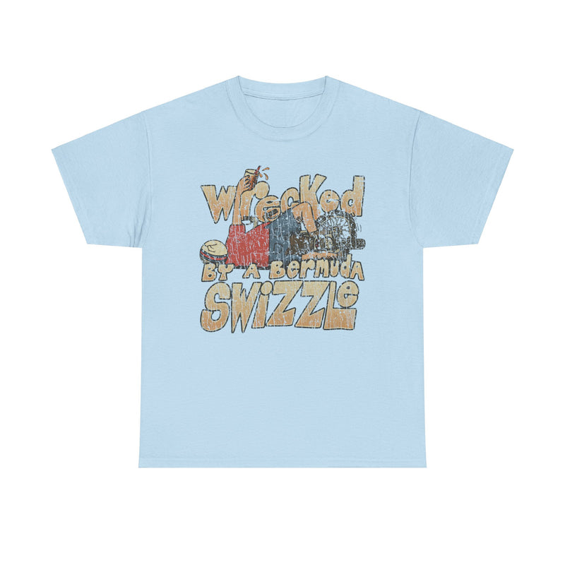 Load image into Gallery viewer, Wrecked by a Bermuda Swizzle 1983 Alcohol Vacation T-shirt
