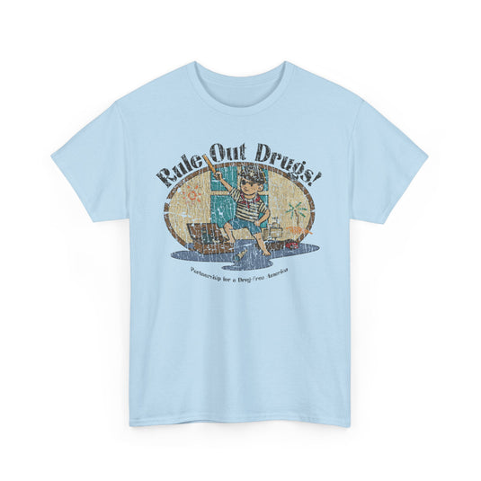 Rule Out Drugs 1986 Political Drug-free T-shirt