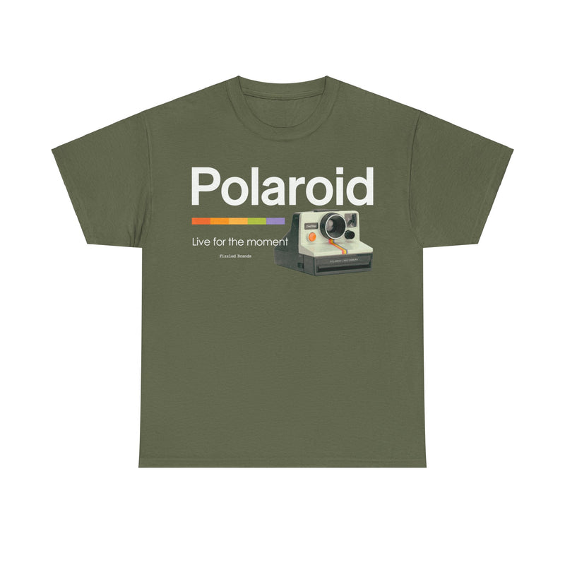 Load image into Gallery viewer, Polaroid &quot;Live for the Moment&quot; Commemorative T-Shirt
