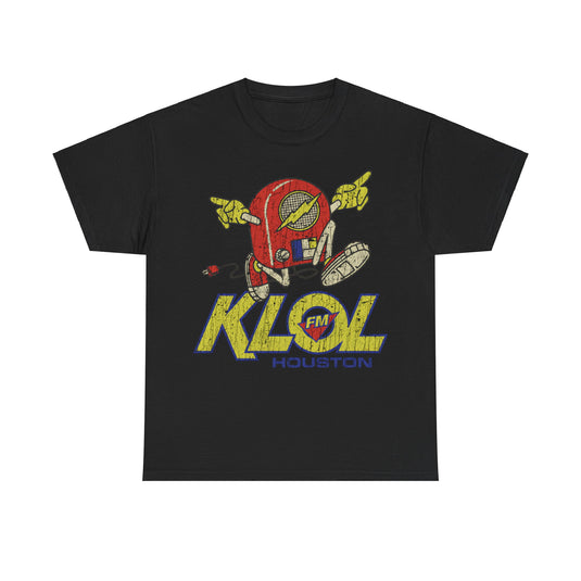 KLOL FM Houston 1970 Radio Station Nostalgic T-shirt