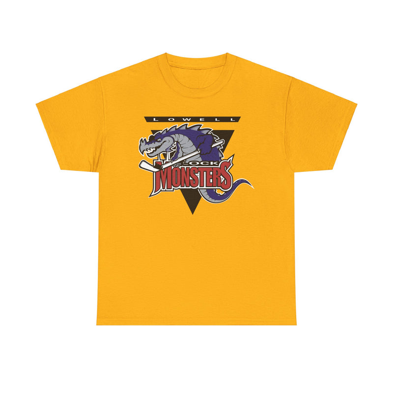 Load image into Gallery viewer, Lowell Lock Monsters American Hockey League 1998-2006 Massachusetts T-shirt
