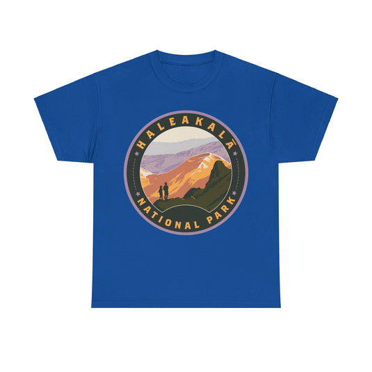 Haleakala National Park Hawaii Round Logo T-shirt