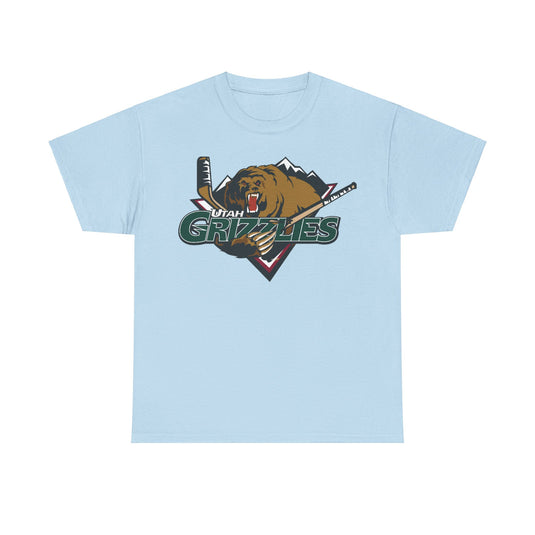 Utah Grizzlies Logo Hockey Team T-shirt