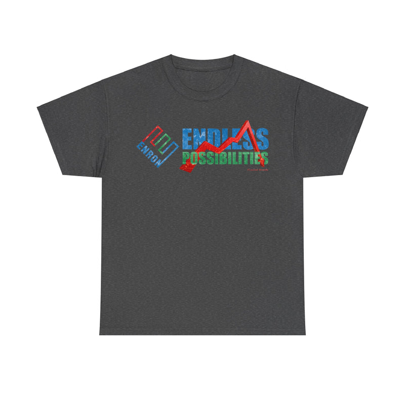 Load image into Gallery viewer, Enron Endless Possibilities Nostalgic Retro Throwback Logo T-shirt
