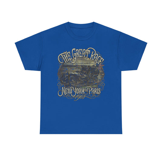 The Great Race 1908 New York to Paris Auto Competition T-shirt