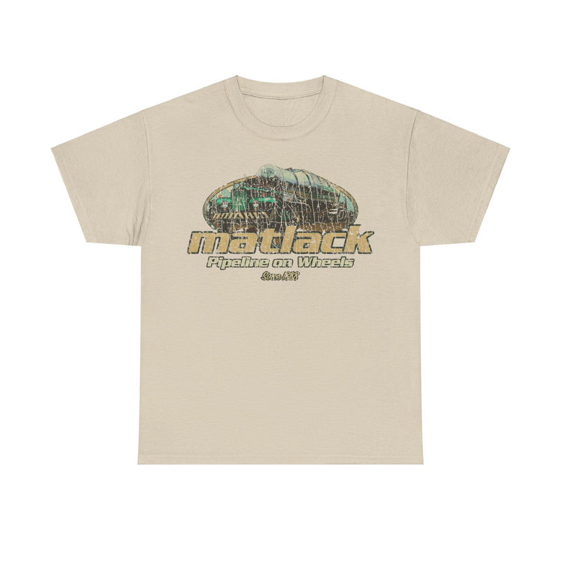 Load image into Gallery viewer, Matlack Pipeline on Wheels Trucking Nostalgic T-shirt
