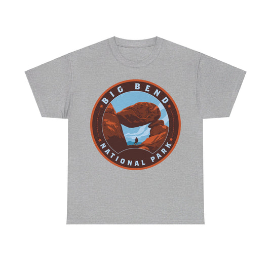 Big Bend National Park Texas Round Logo T-shirt