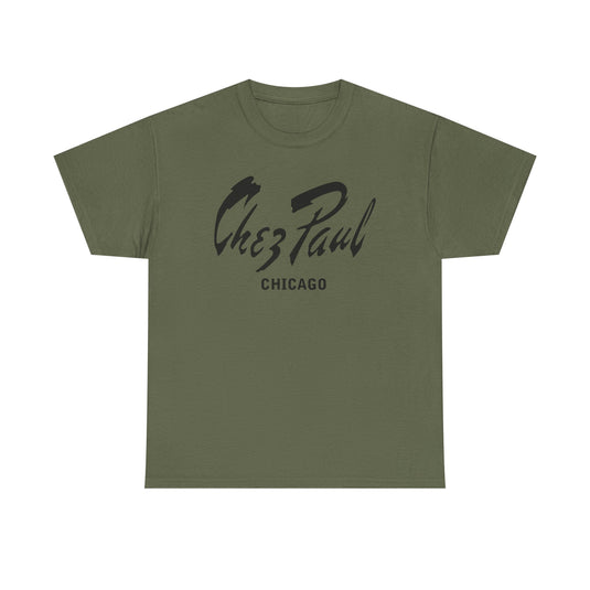 Chez Paul T-Shirt - French Fine Dining Industry Defunct Logo Tee