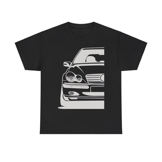 Mercedes-Benz W203 Silhouette Car T-shirt