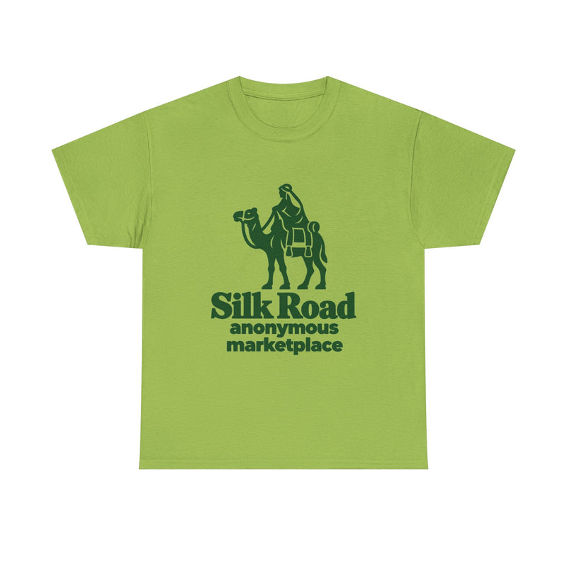 Load image into Gallery viewer, Silk Road Anonymous Marketplace Nostalgic Logo T-shirt
