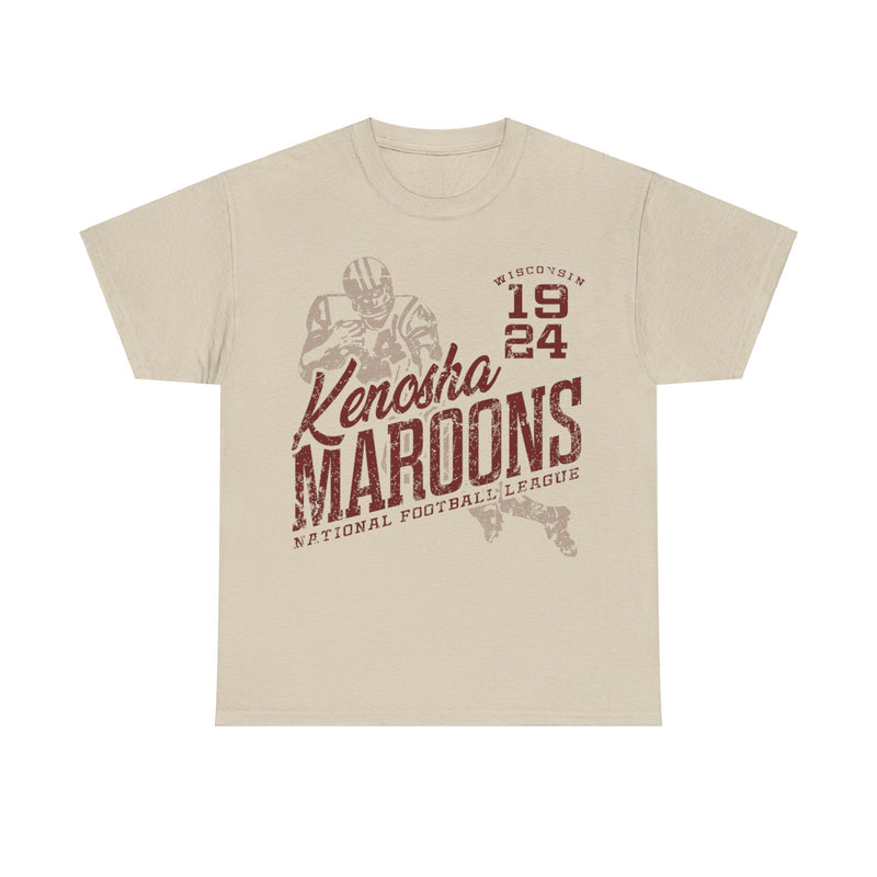 Load image into Gallery viewer, Kenosha Maroons Est 1924 Wisconsin Football Team T-shirt
