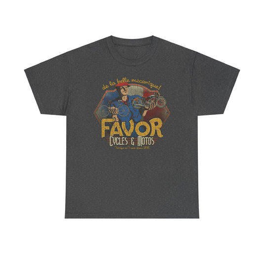 Favor Cycles Motos de la Belle Mcanique Bicycle T-shirt