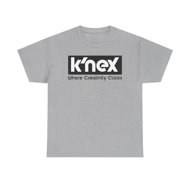Load image into Gallery viewer, K&#39;NEX Defunct Building Toys T-Shirt Where Creativity Clicks Construction Set Tee
