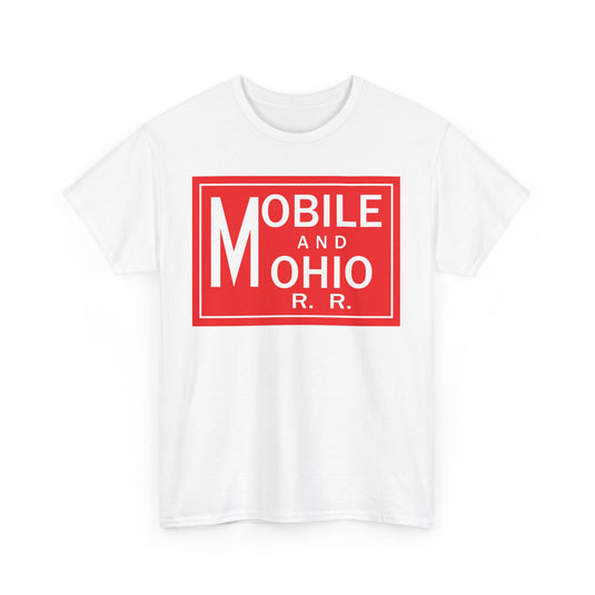Mobile Ohio Railroad Vintage Train Railway Logo T-Shirt