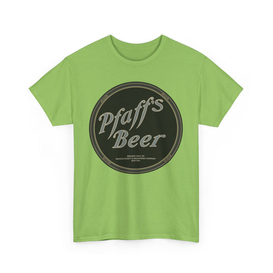 Pfaff's Beer Boston Massachusetts Brewery Company Logo T-Shirt