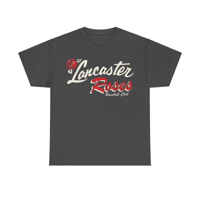 Lancaster Roses Nostalgic Retro Baseball Team T-shirt