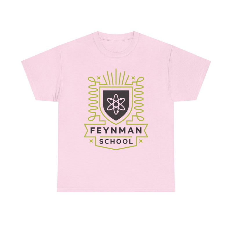 Load image into Gallery viewer, The Feynman School T-Shirt Defunct Bankrupt Logo Tee
