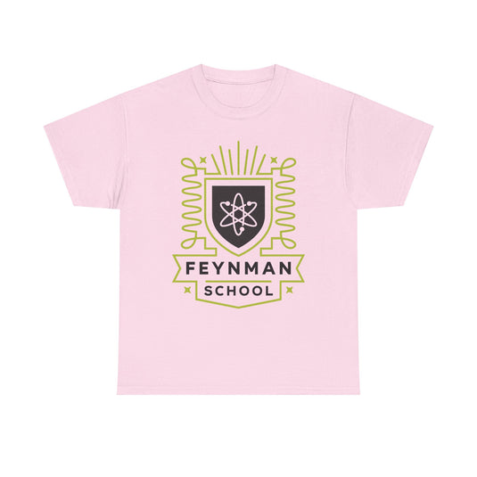 The Feynman School T-Shirt Defunct Bankrupt Logo Tee