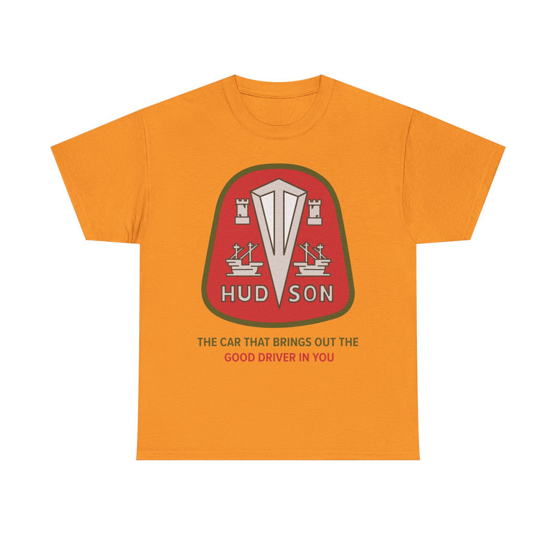 Load image into Gallery viewer, Hudson The Car That Brings Out Good Driver In You T-shirt
