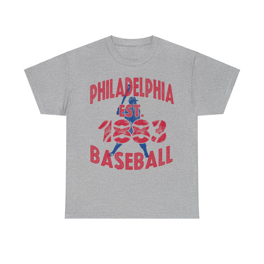 Philadelphia Baseball Est 1883 Nostalgic Retro Baseball Team T-shirt