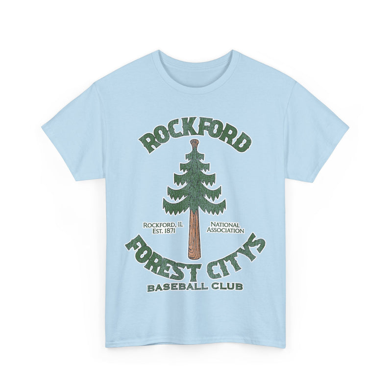 Load image into Gallery viewer, Rockford Forest Citys Nostalgic Retro Baseball Team T-shirt
