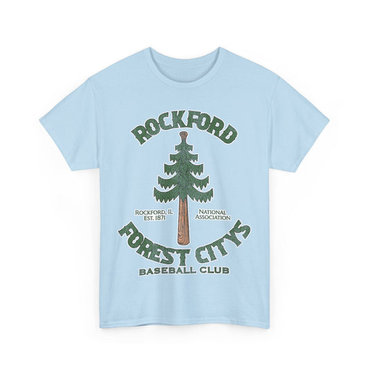 Rockford Forest Citys Nostalgic Retro Baseball Team T-shirt