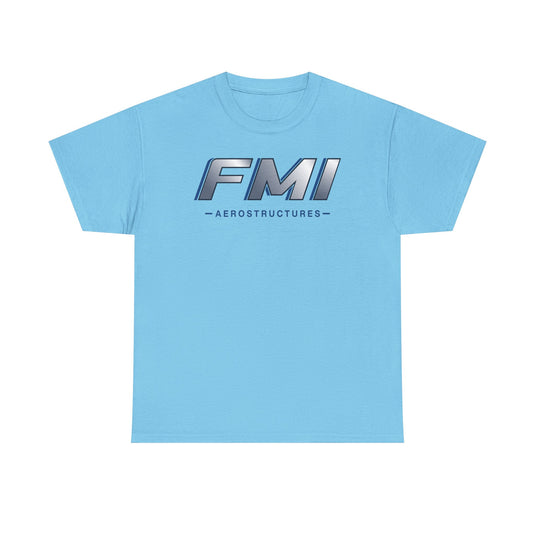 FMI Aerostructures T-Shirt Defunct Aerospace Company Bankrupt Logo Tee