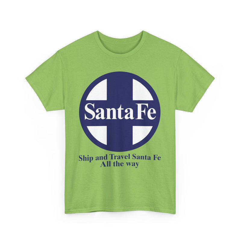 Load image into Gallery viewer, Santa Fe Cross Logo Ship Travel Railroad Vintage Train T-Shirt

