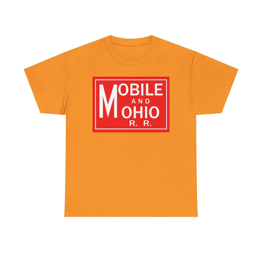 Mobile Ohio Railroad Vintage Train Railway Logo T-Shirt