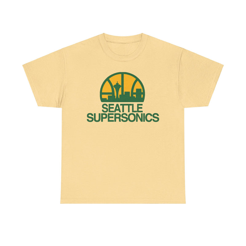 Load image into Gallery viewer, Seattle Supersonics Nostalgic Retro Basketball T-shirt
