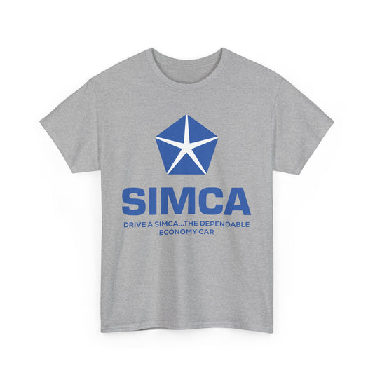 Simca Drive A Simca The Dependable Economy Car Vintage Logo T-shirt