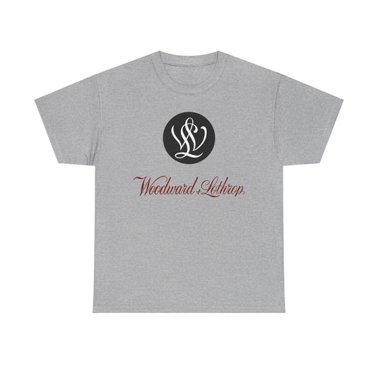 Woodward & Lothrop Black Circle Monogram W&L Department Store DC T-shirt